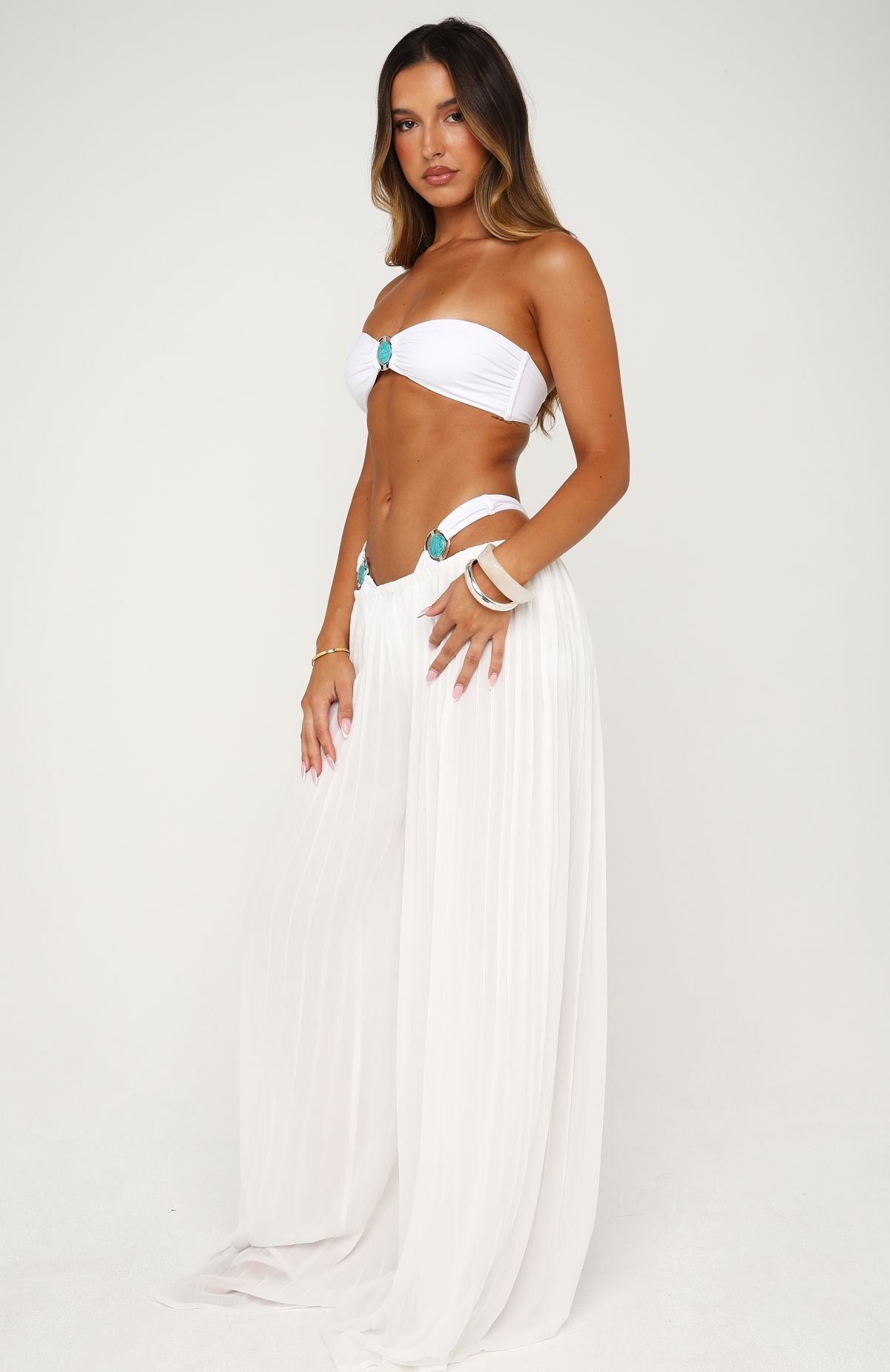 White Fox Breeze And Bare Pants Off White