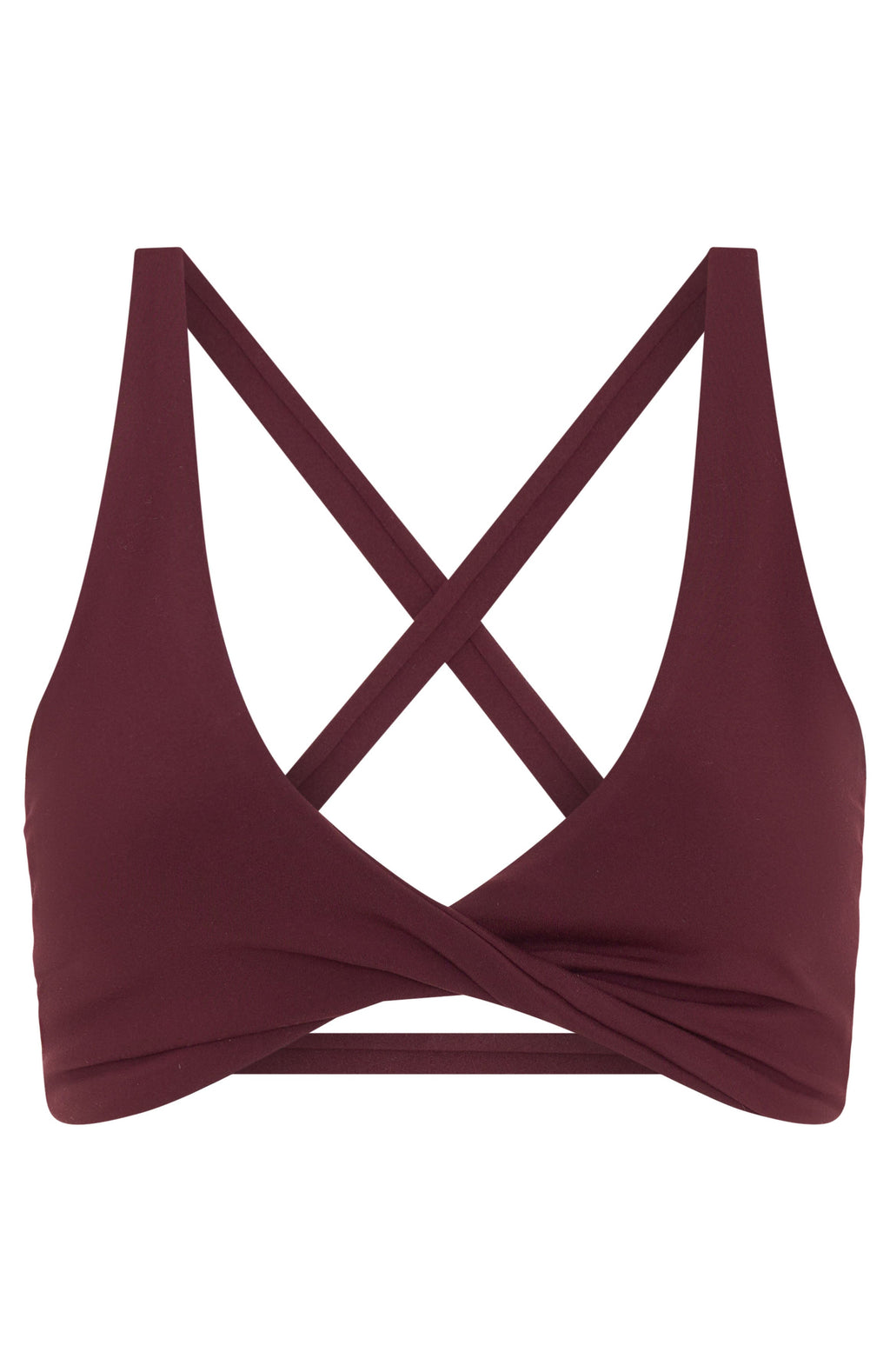White Fox High Definition Sports Bra Merlot