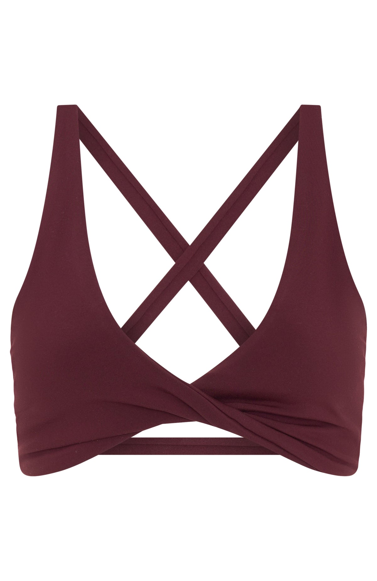 White Fox High Definition Sports Bra Merlot