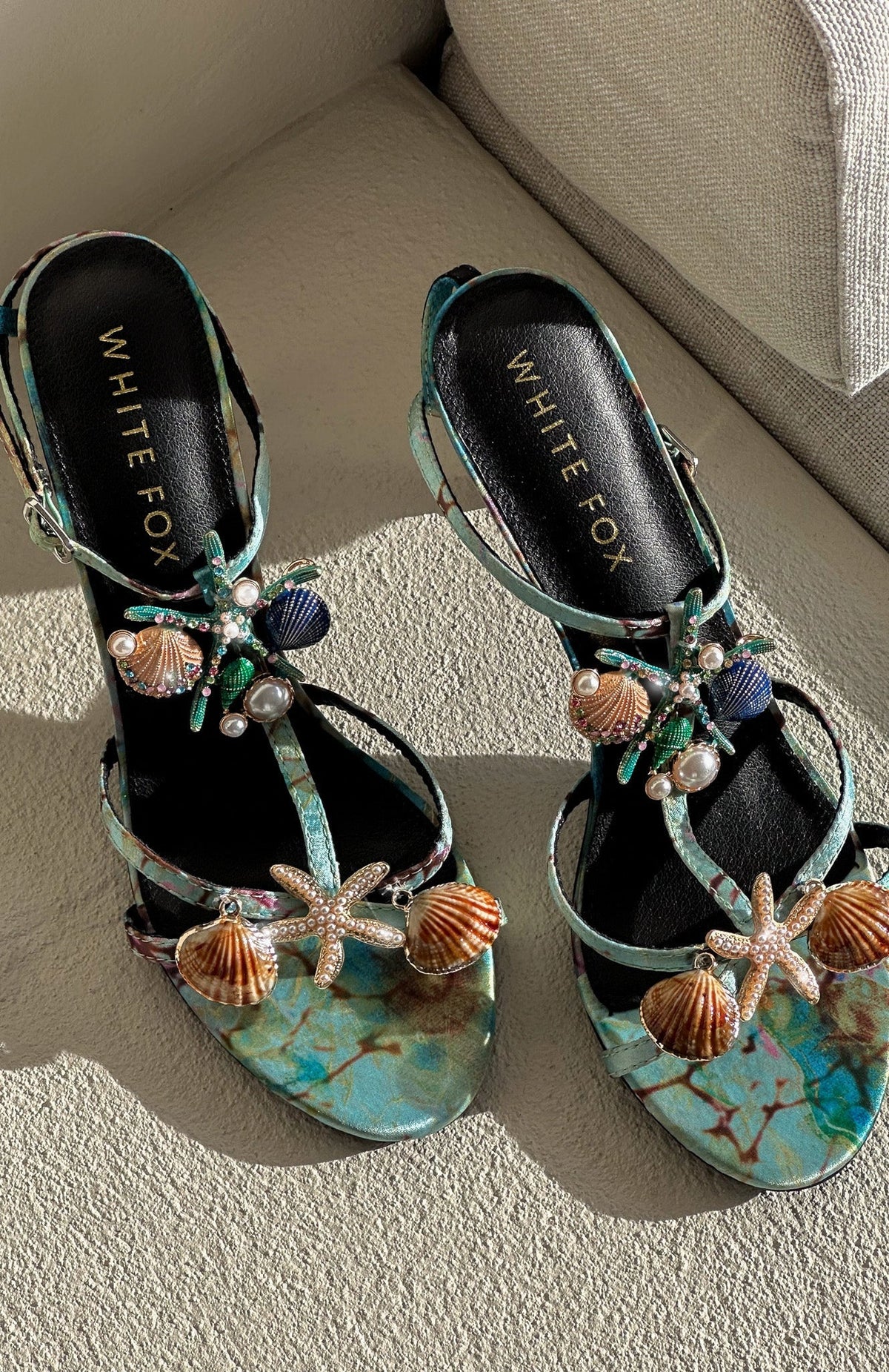 White Fox Anderson Heels Seaside