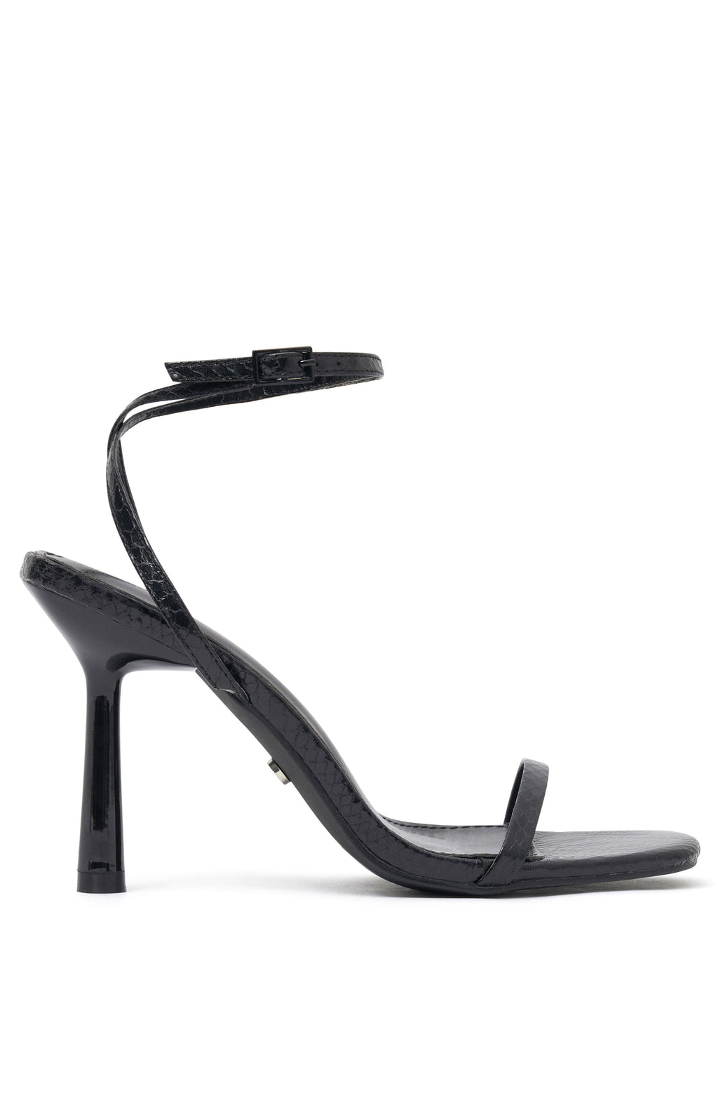White Fox Radiance Heels Black