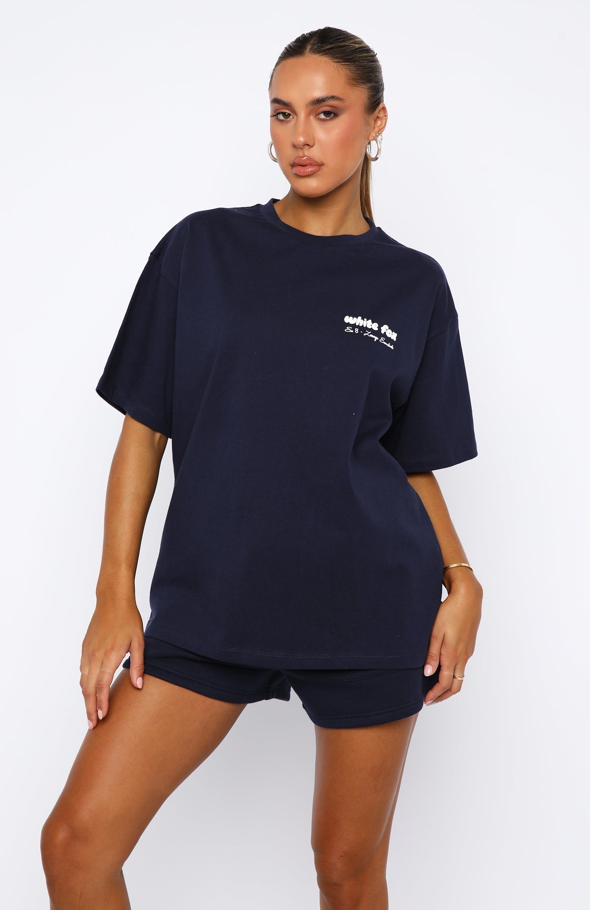 White Fox Era 8 Oversized Tee Nautical