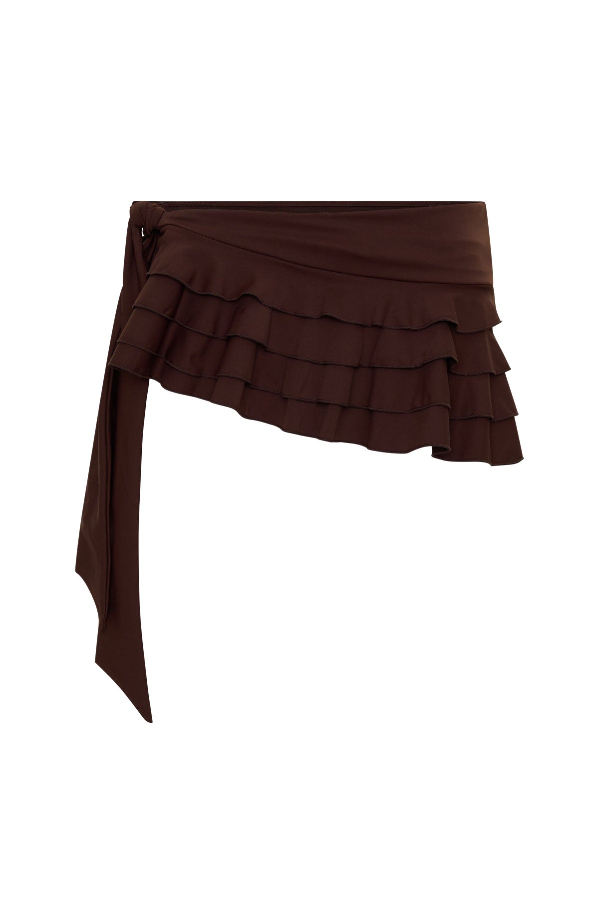 White Fox At First Sight Mini Skirt Chocolate
