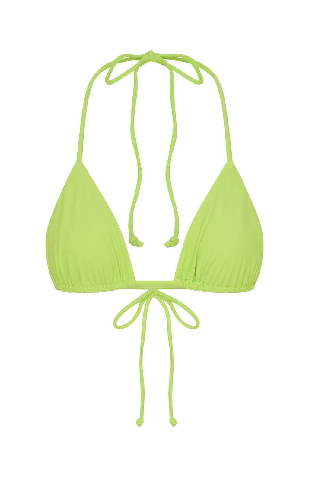 White Fox Golden Hour Bikini Top Lime