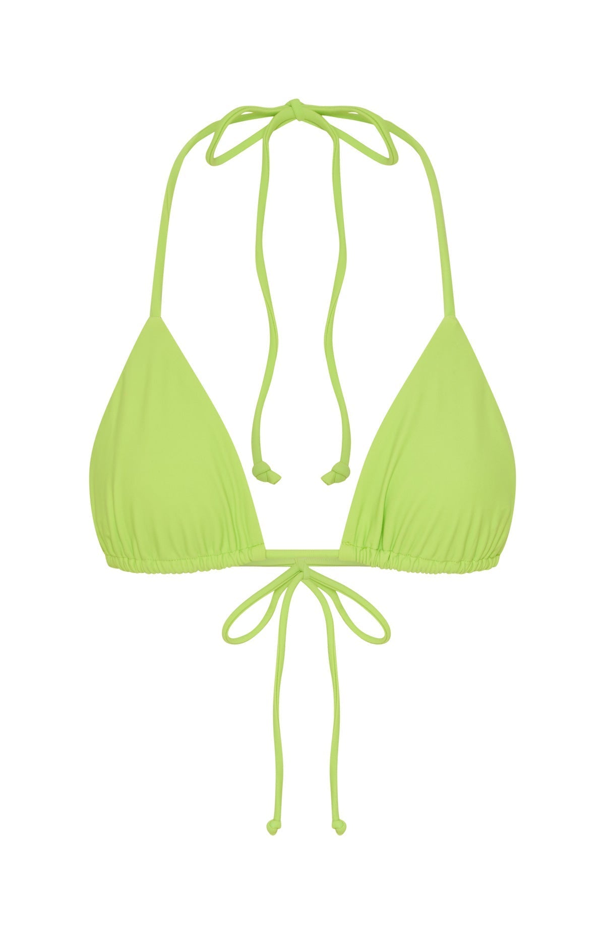 White Fox Golden Hour Bikini Top Lime