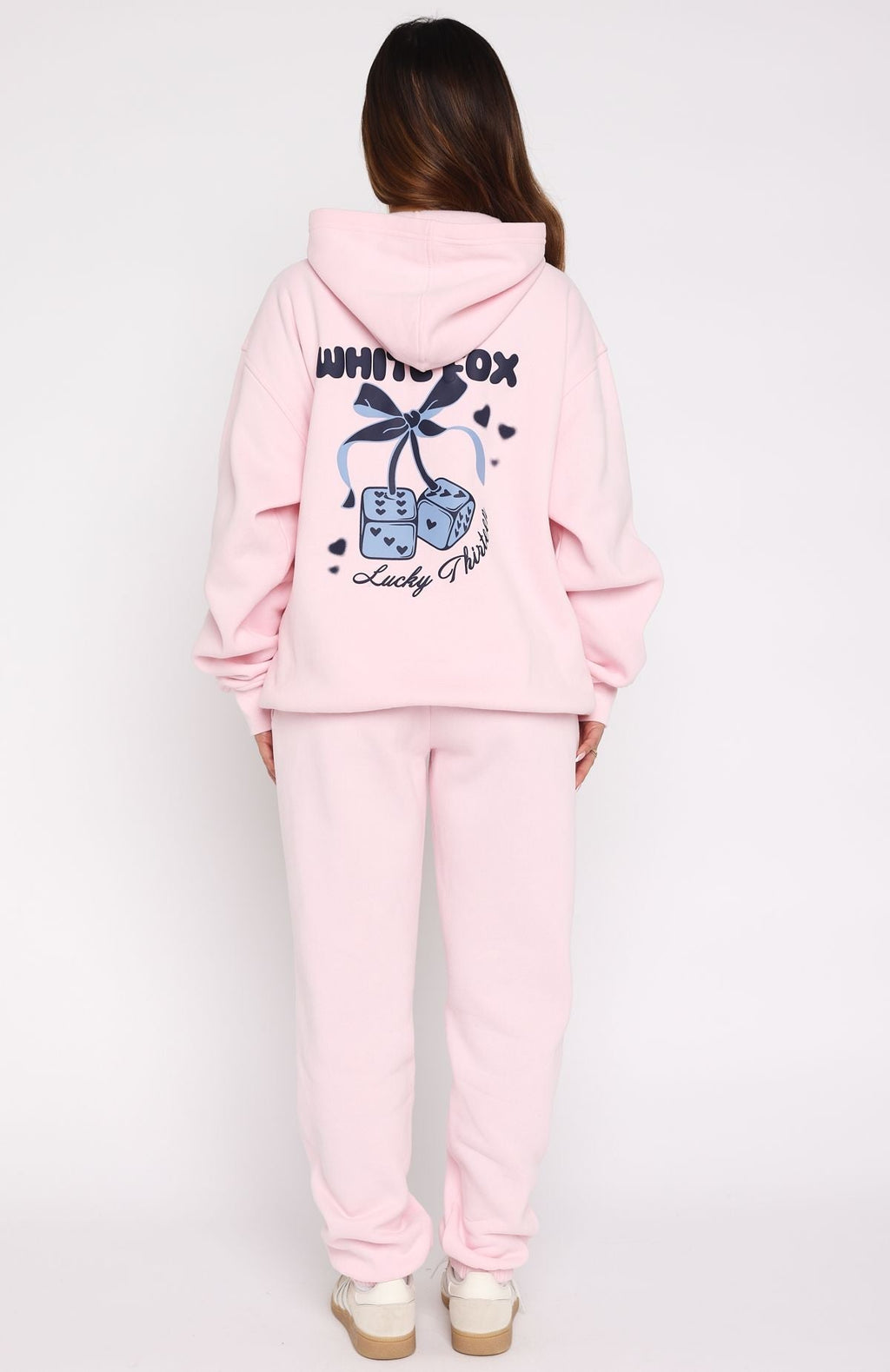 White Fox Lucky Thirteen Cheyenne Sweatpants Soft Pink