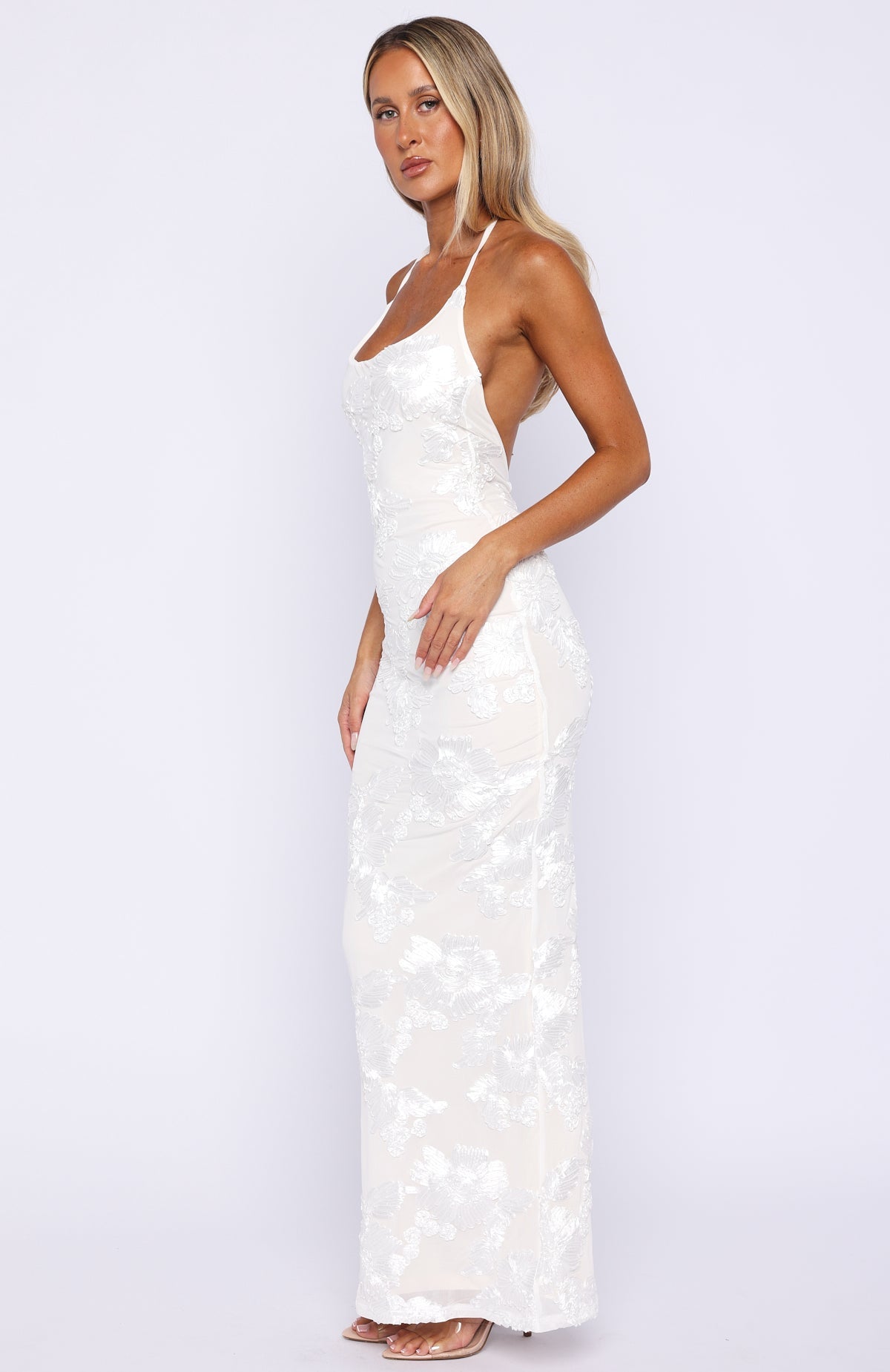 White Fox Summer Ready Maxi Dress Off White