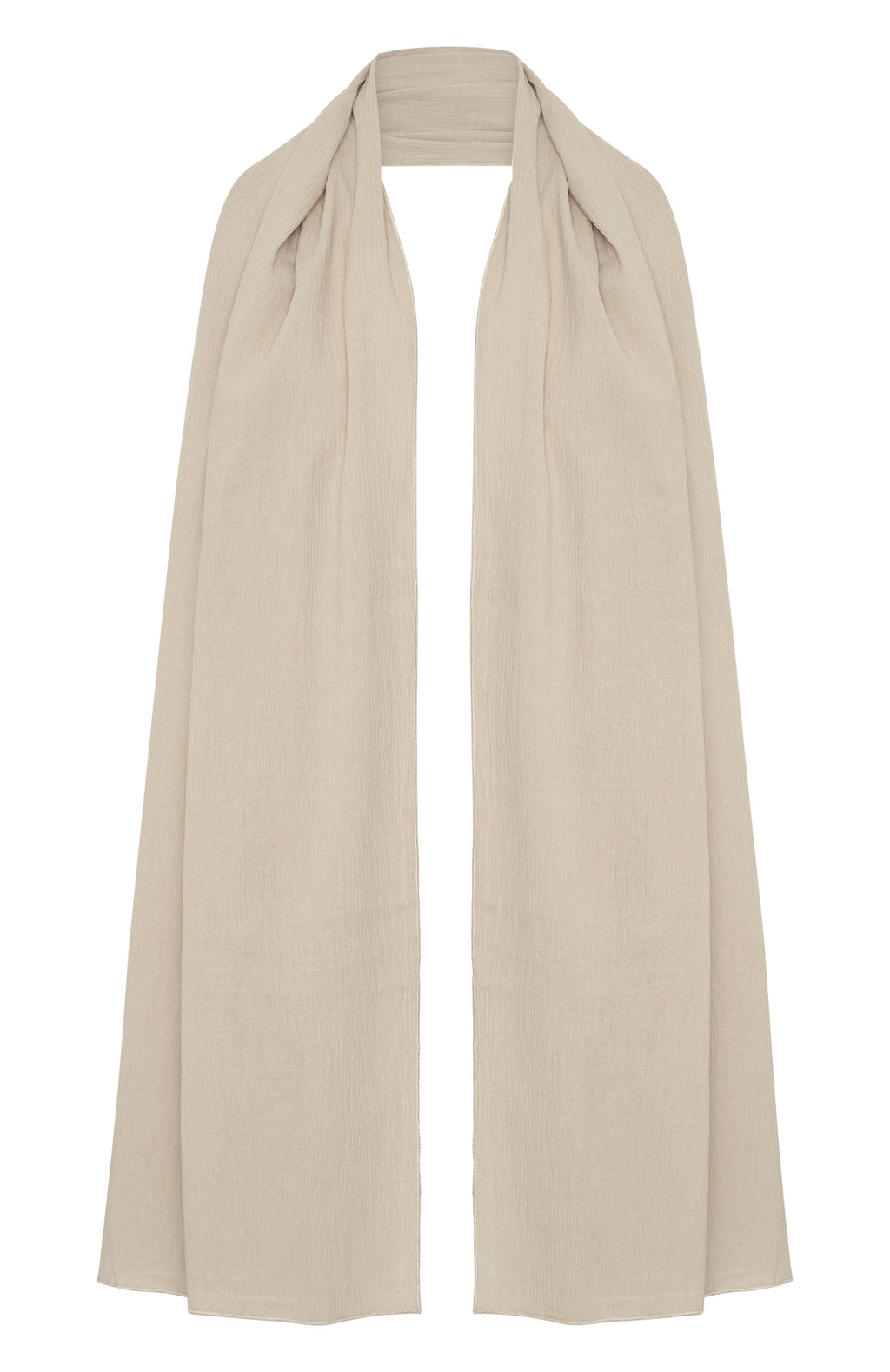 White Fox Coming Up Scarf Oat