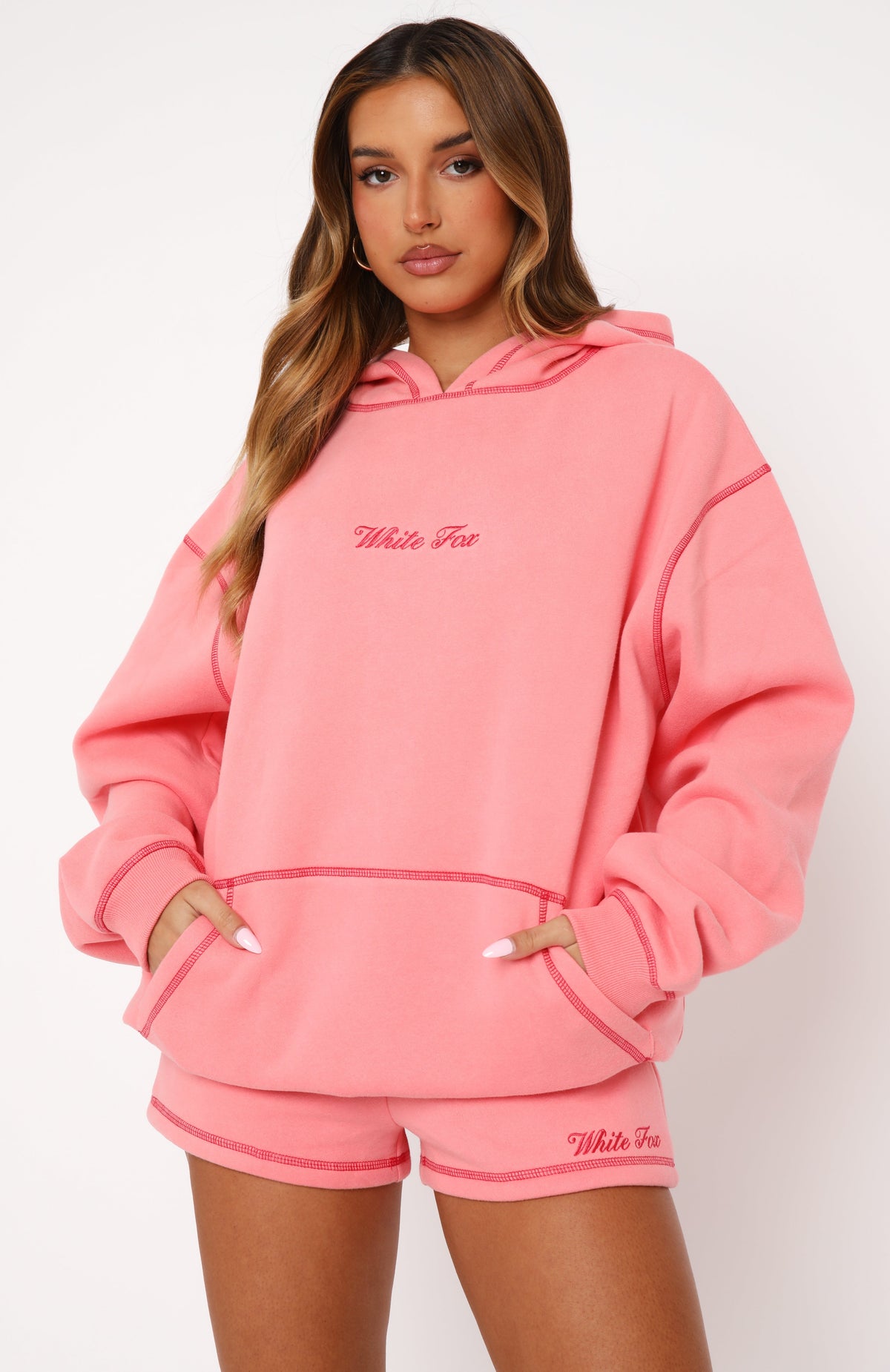 White Fox Instant Attraction Oversized Hoodie Melon