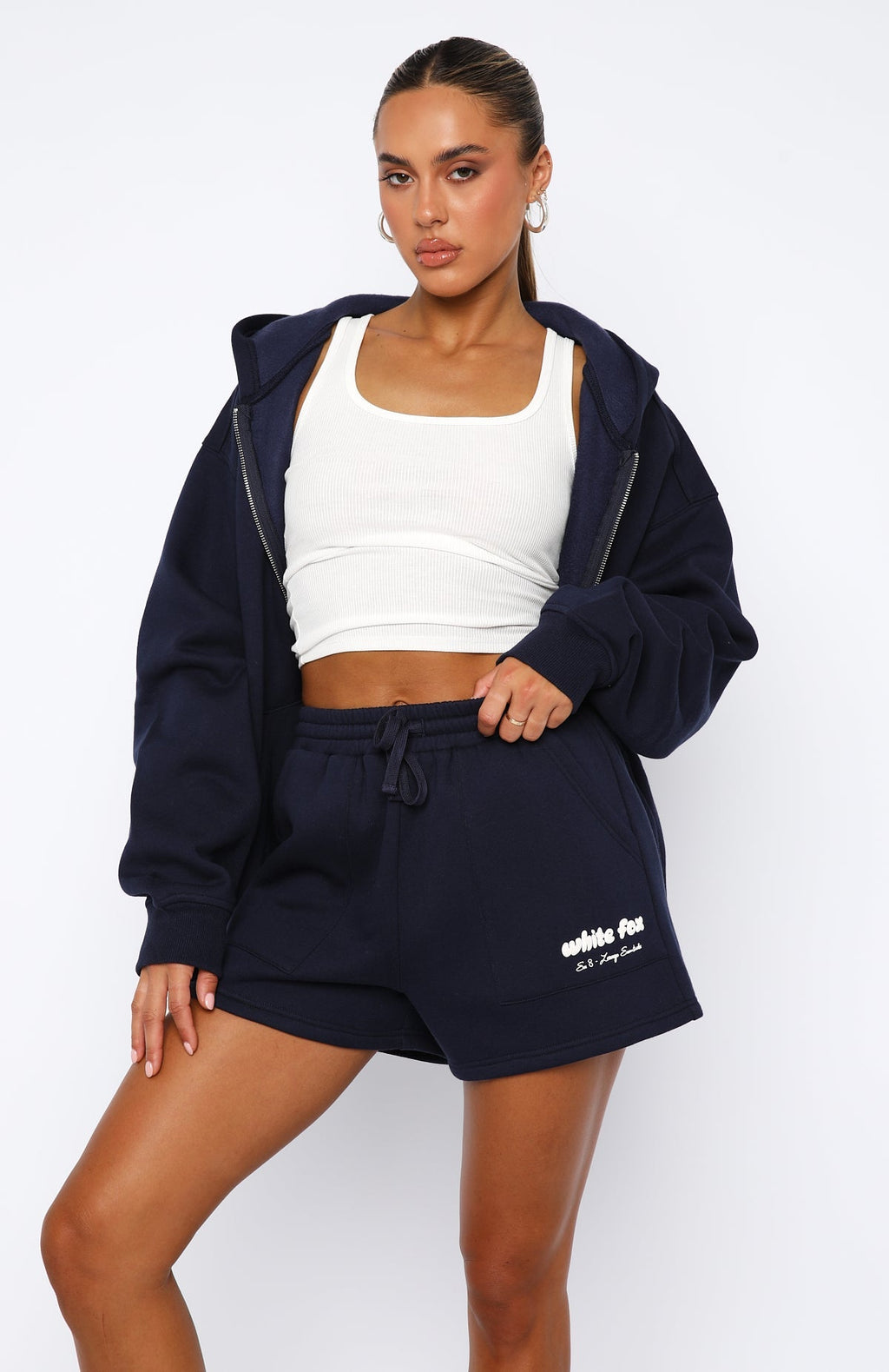 White Fox Era 8 Lounge Shorts Nautical