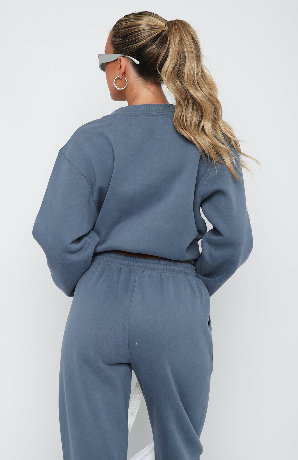White Fox Offstage Sweater Ocean