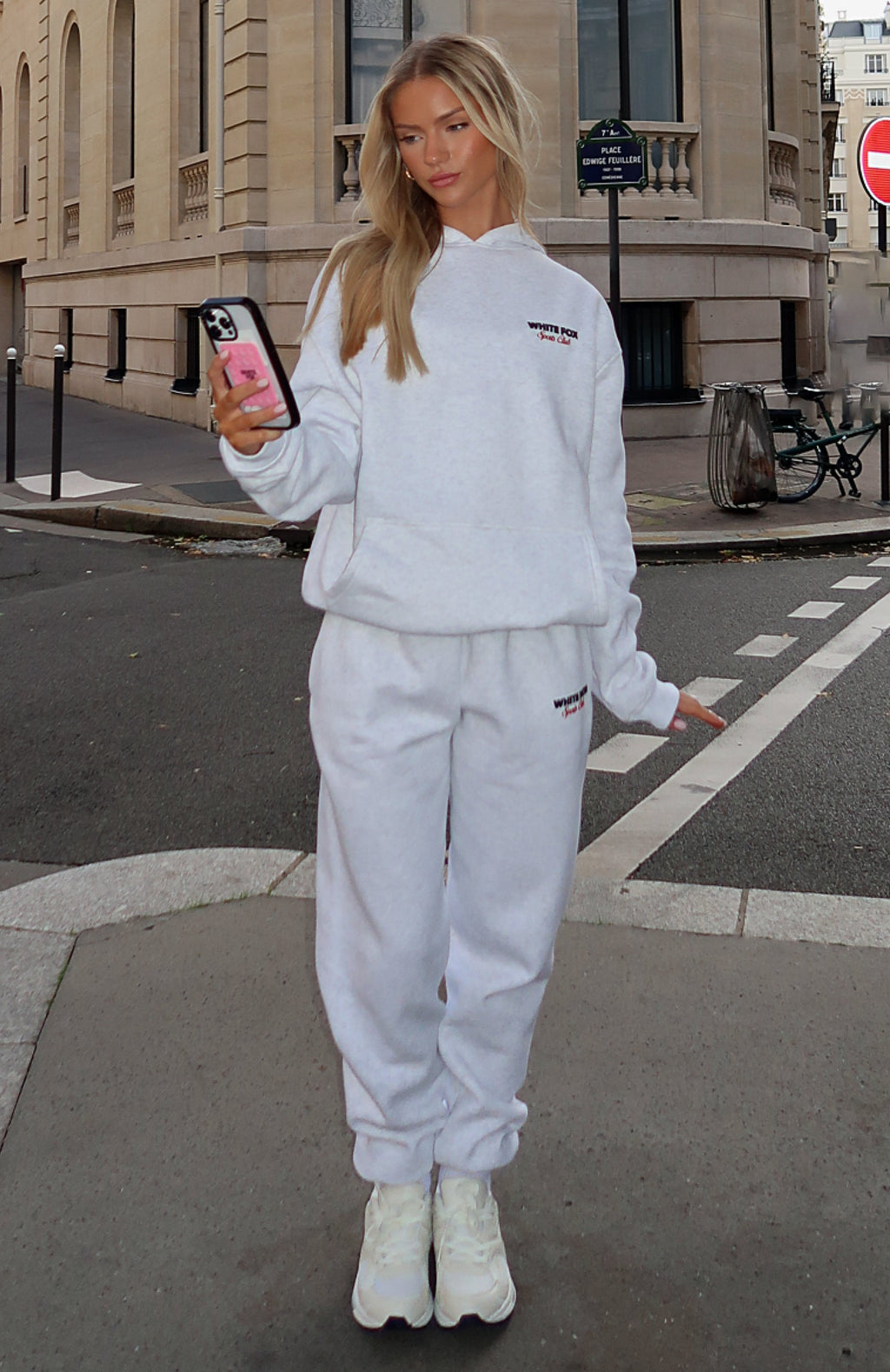 White Fox Club 14 Izzy Sweatpants Grey Marle