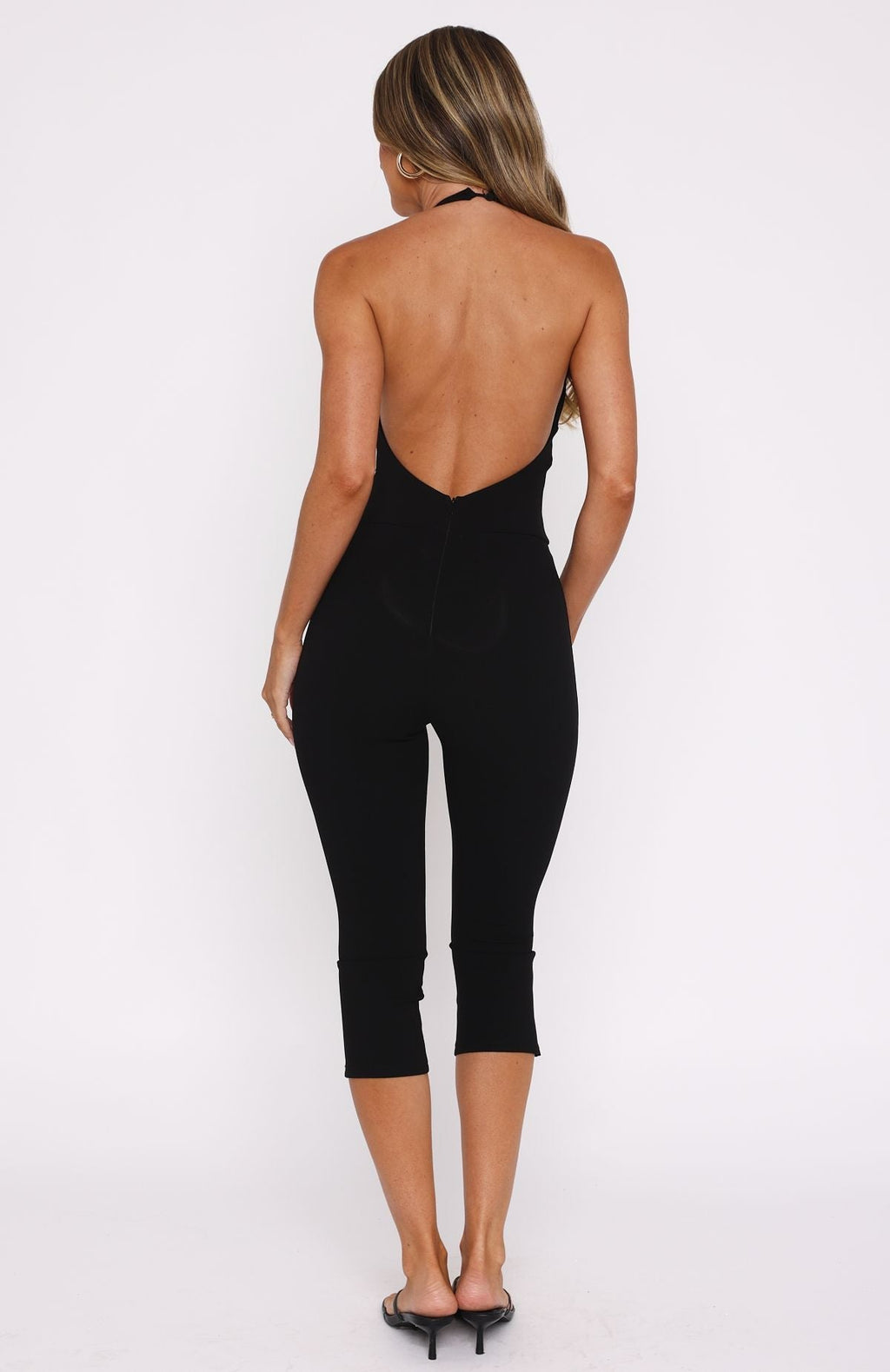 White Fox Vivid Dreams Jumpsuit Black