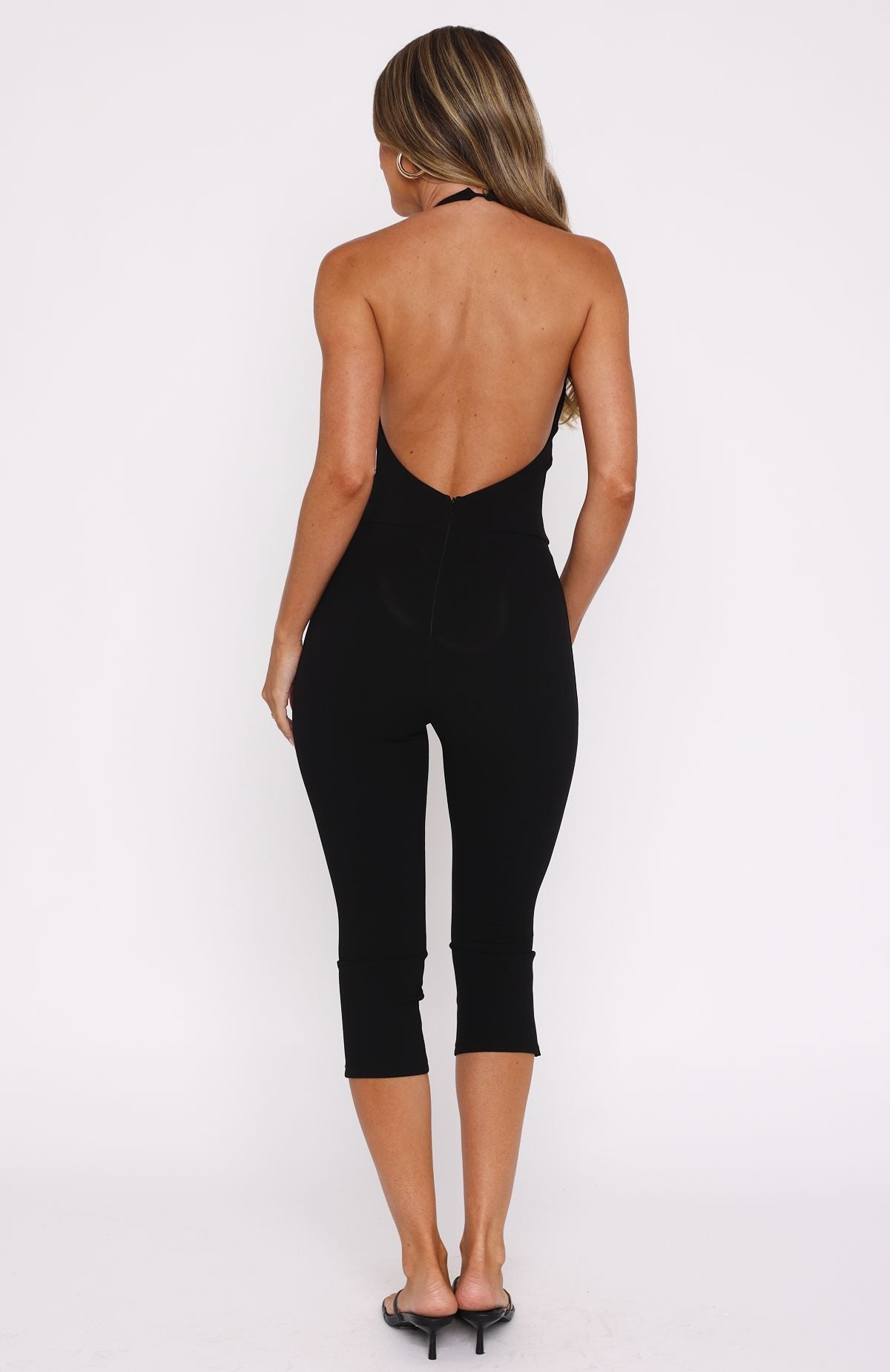 White Fox Vivid Dreams Jumpsuit Black