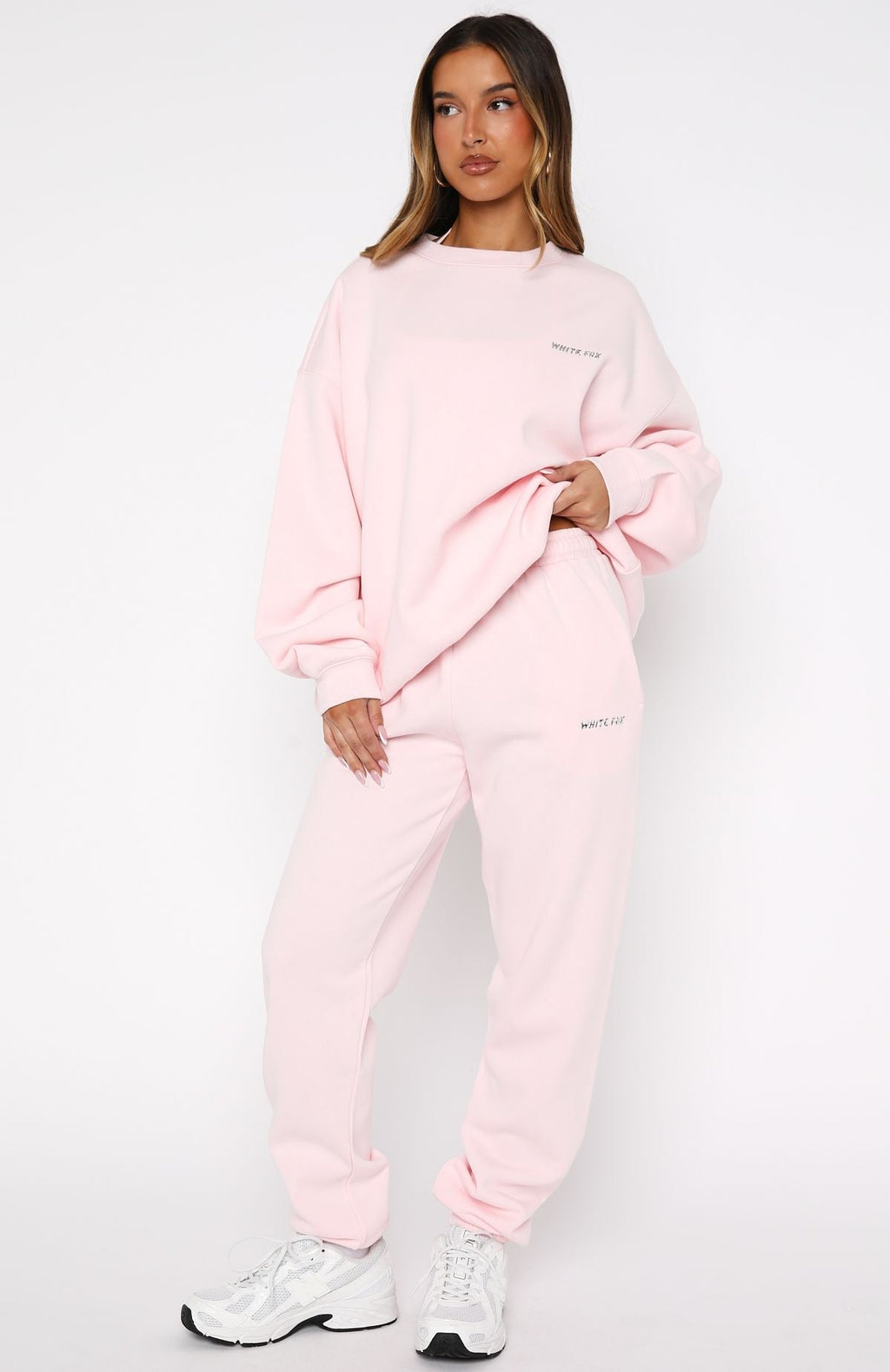 White Fox Test Drive Sweatpants Icy Pink