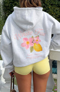 White Fox Verano Sixteen Valeria Oversized Hoodie Grey Marle