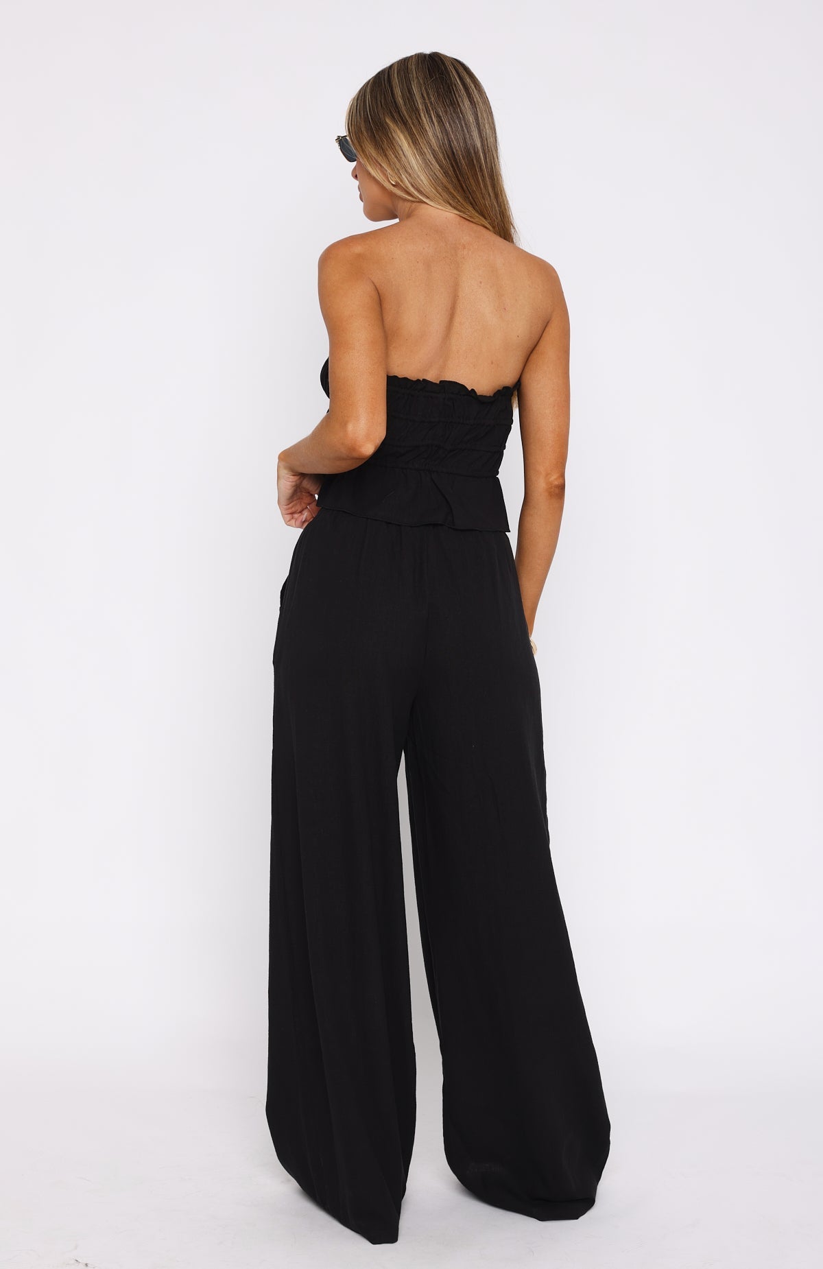 White Fox Secret Society Pants Black