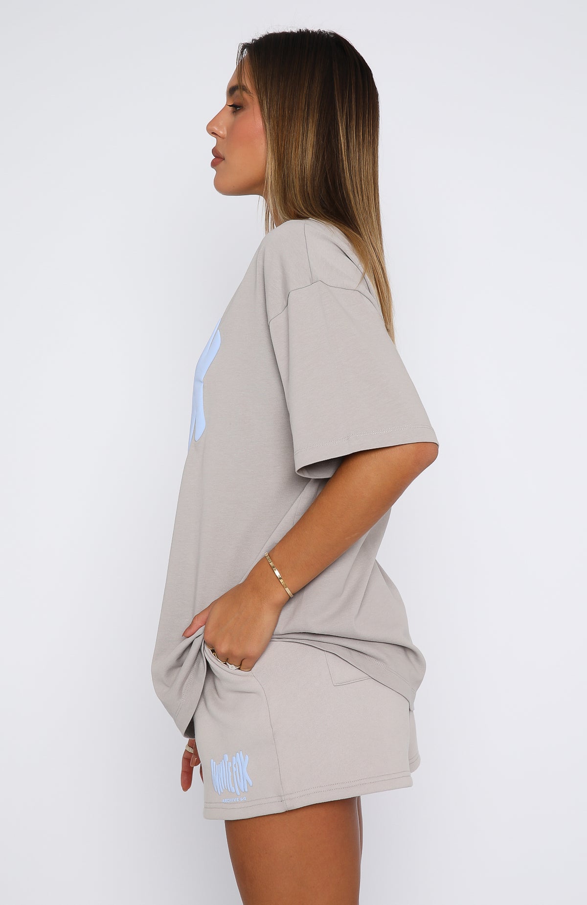 White Fox Archive 6.0 Oversized Tee Dove