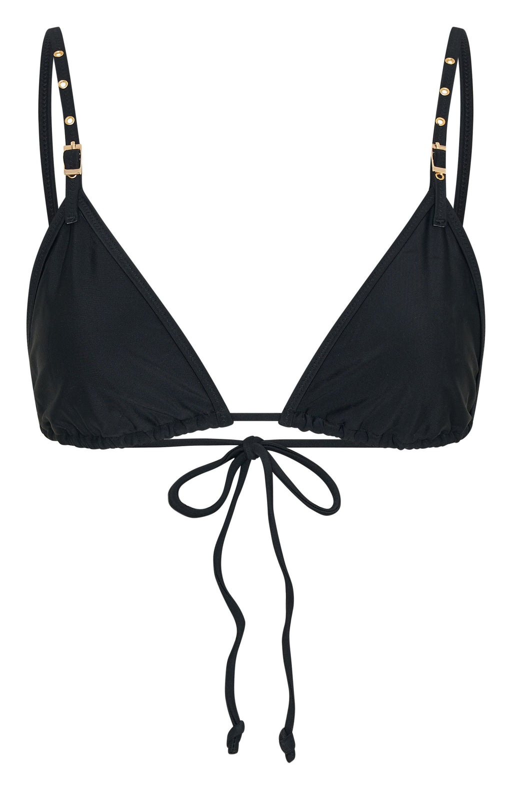 White Fox Hotline Bikini Top Black