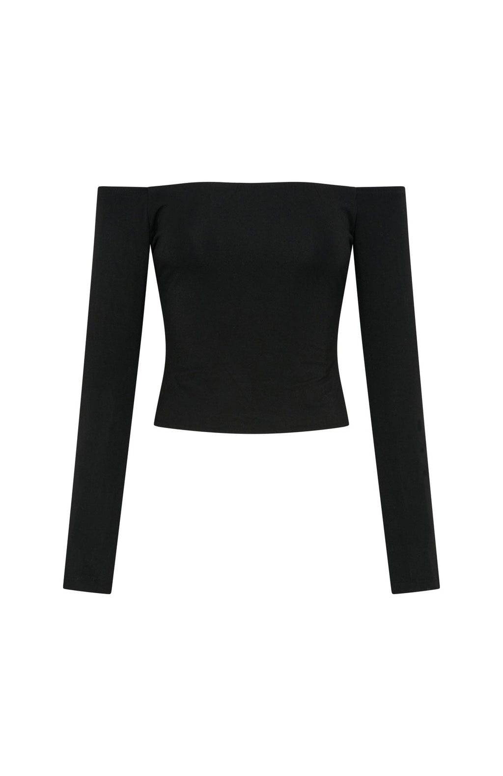 White Fox Mad For You Long Sleeve Top Black