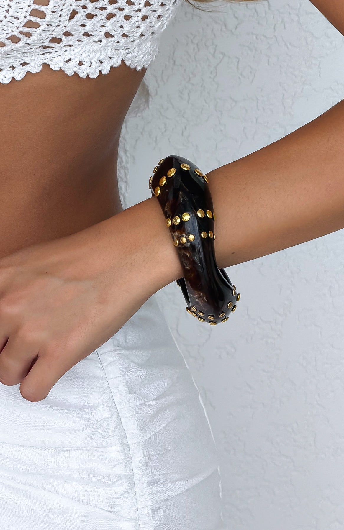 White Fox Ronin Bracelet Chocolate/Gold