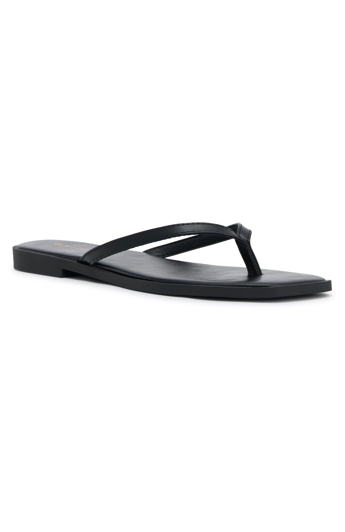 White Fox Breccan Thong Sandals Black