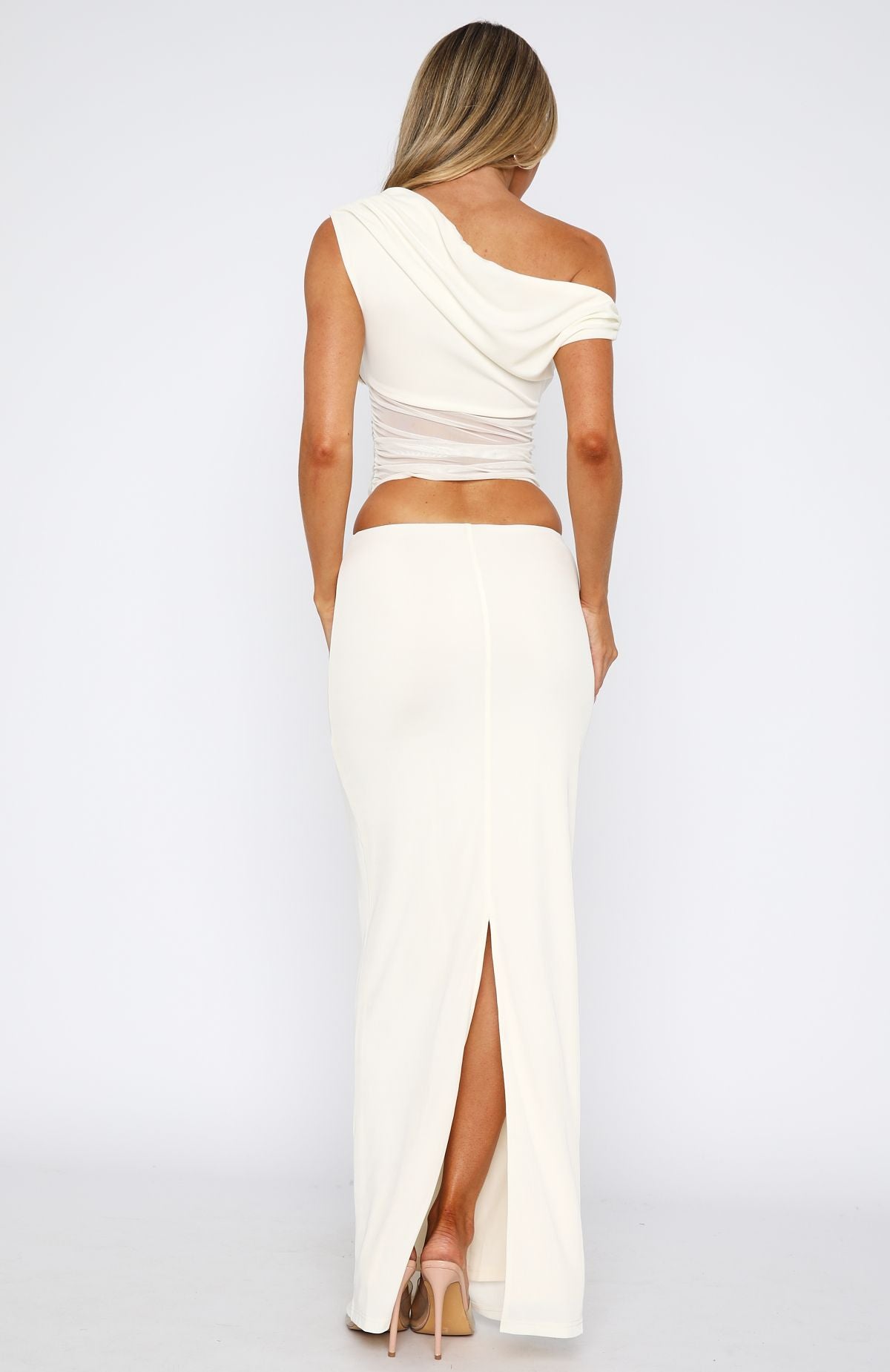 White Fox Girls Night Maxi Dress White