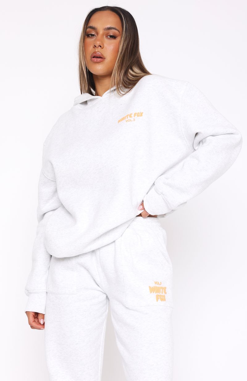 White Fox Offstage Hoodie Peach Fizz