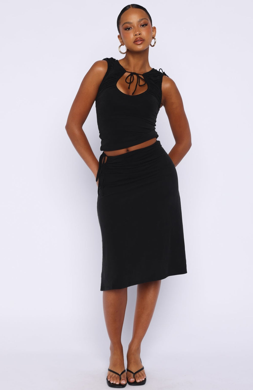 White Fox Save My Heart Top Black