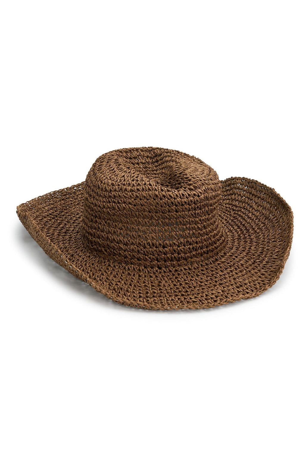 White Fox Like A Love Song Straw Hat Chocolate