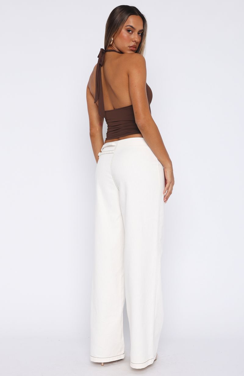 White Fox No Second Chances Pants Cream
