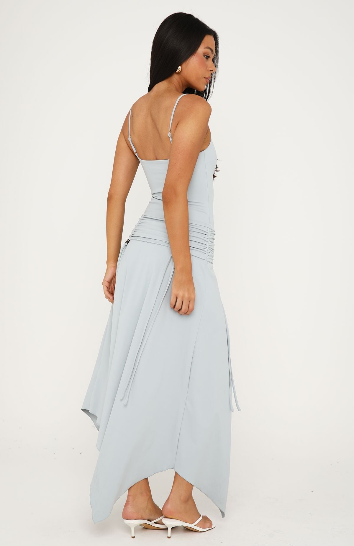 White Fox Off Duty Muse Maxi Dress Slate