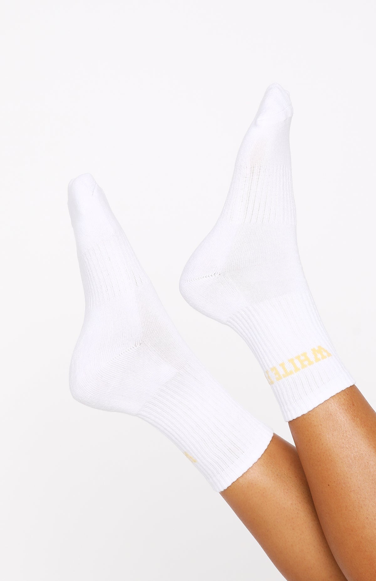 White Fox No Convincing Socks 2 Pack White/Honey/Ballet Pink