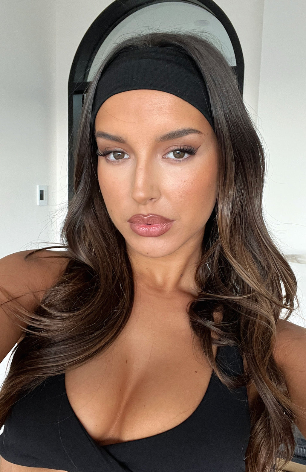 White Fox Tash Headband Black