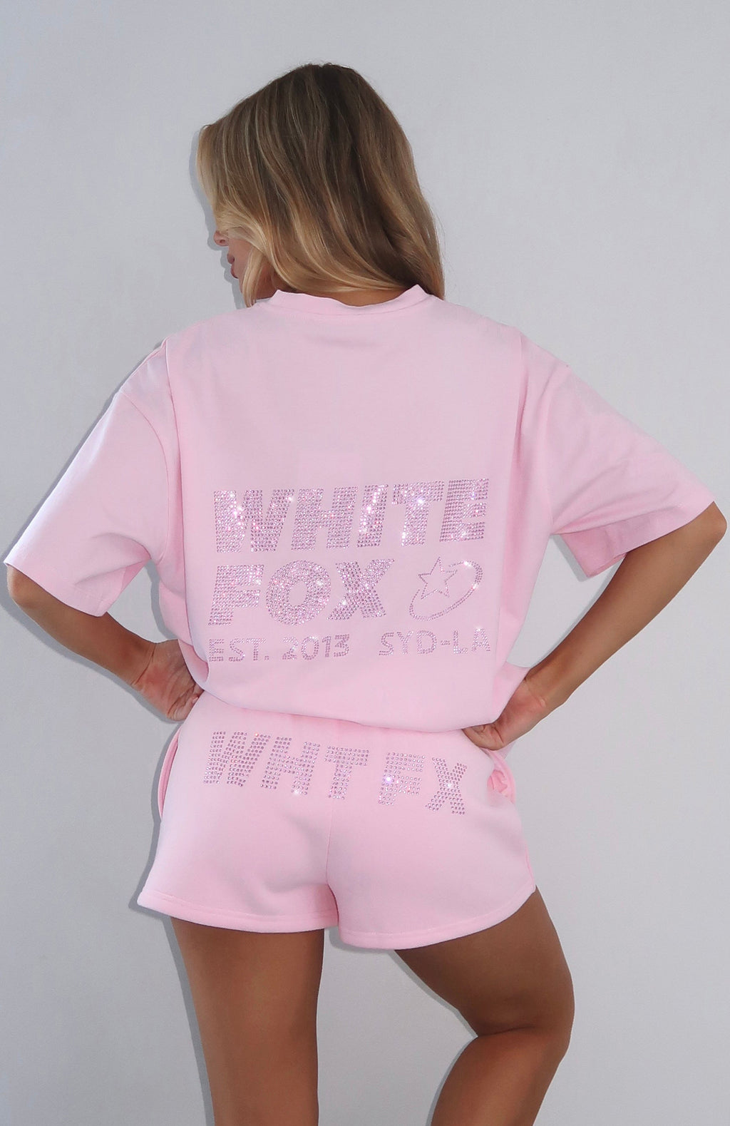 White Fox Always Shining Oversized Tee Posy