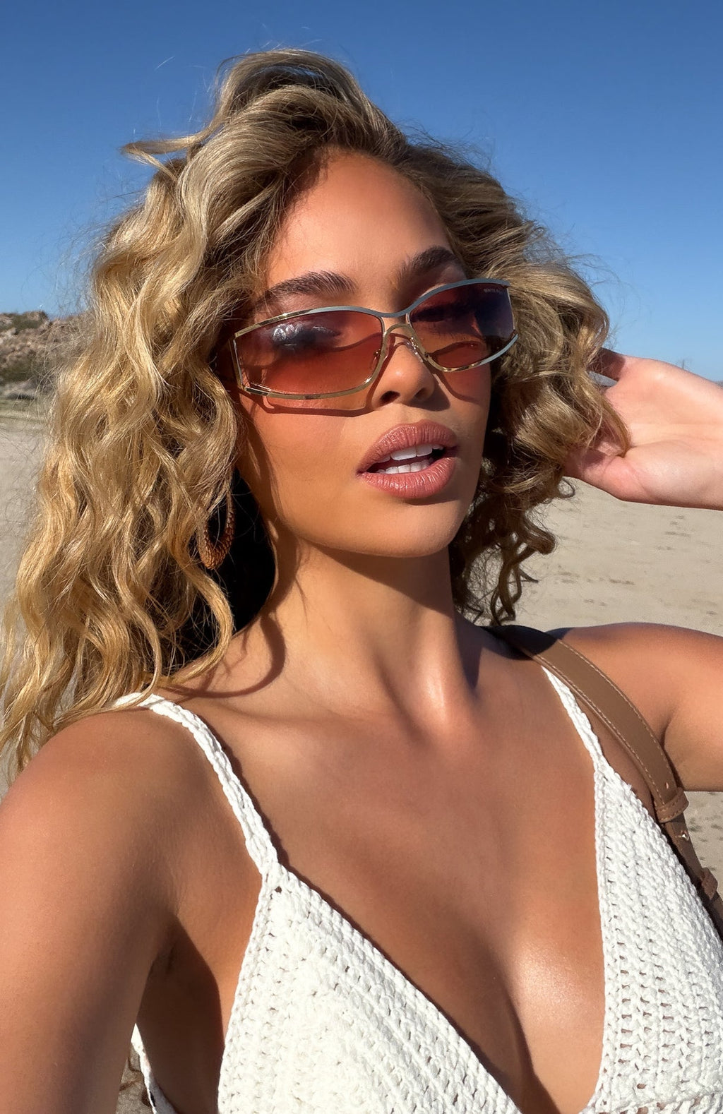 White Fox Luella Sunglasses Silver