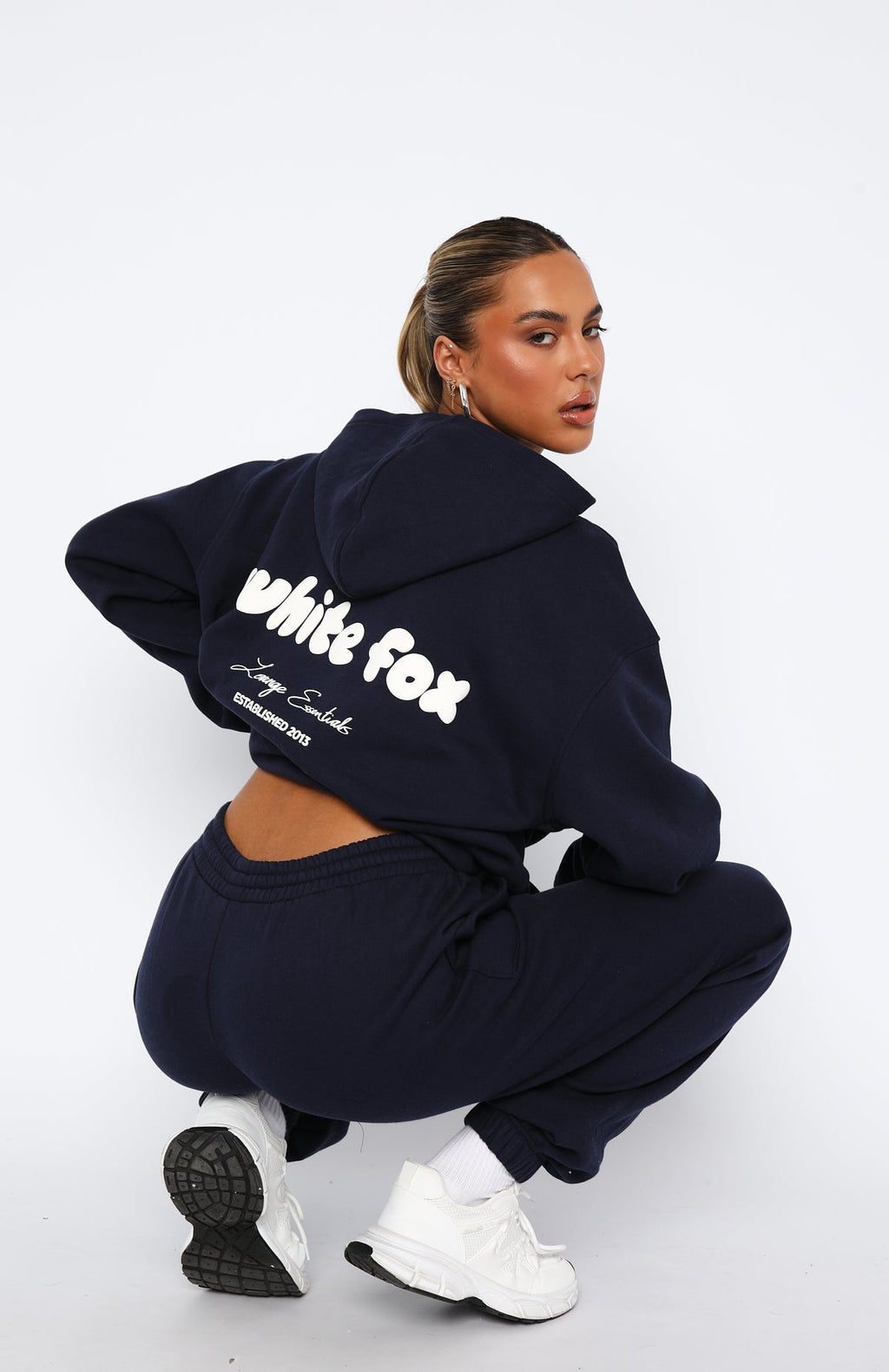 White Fox Era 8 Oversized Hoodie Nautical
