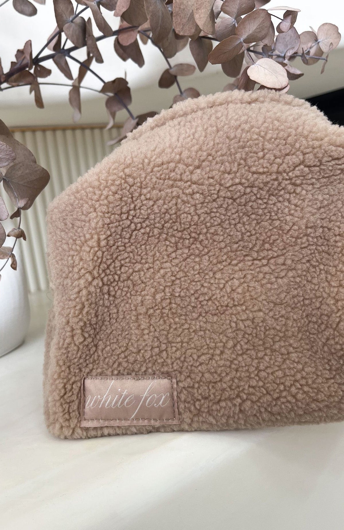White Fox Kofi Cosmetic Bag Biscuit