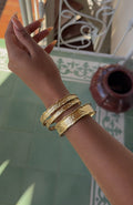 White Fox Loki Bracelet Set Gold