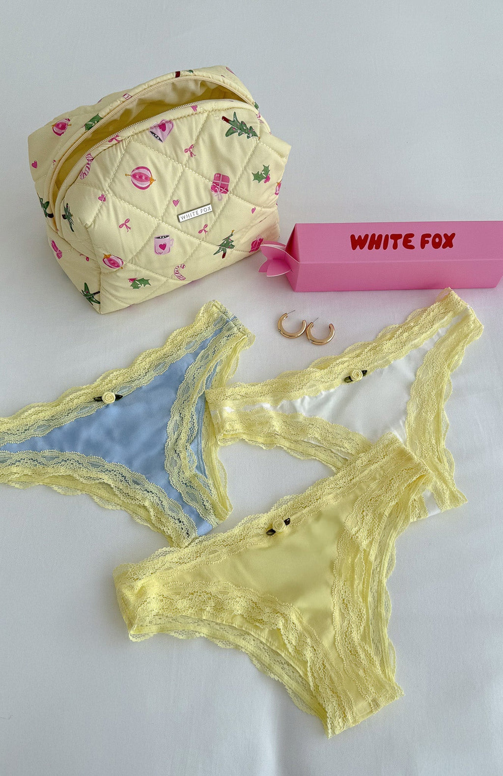 White Fox Sweet Love 3-Pack Underwear Set Lemon Mix