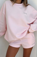 White Fox Test Drive Oversized Sweater Icy Pink