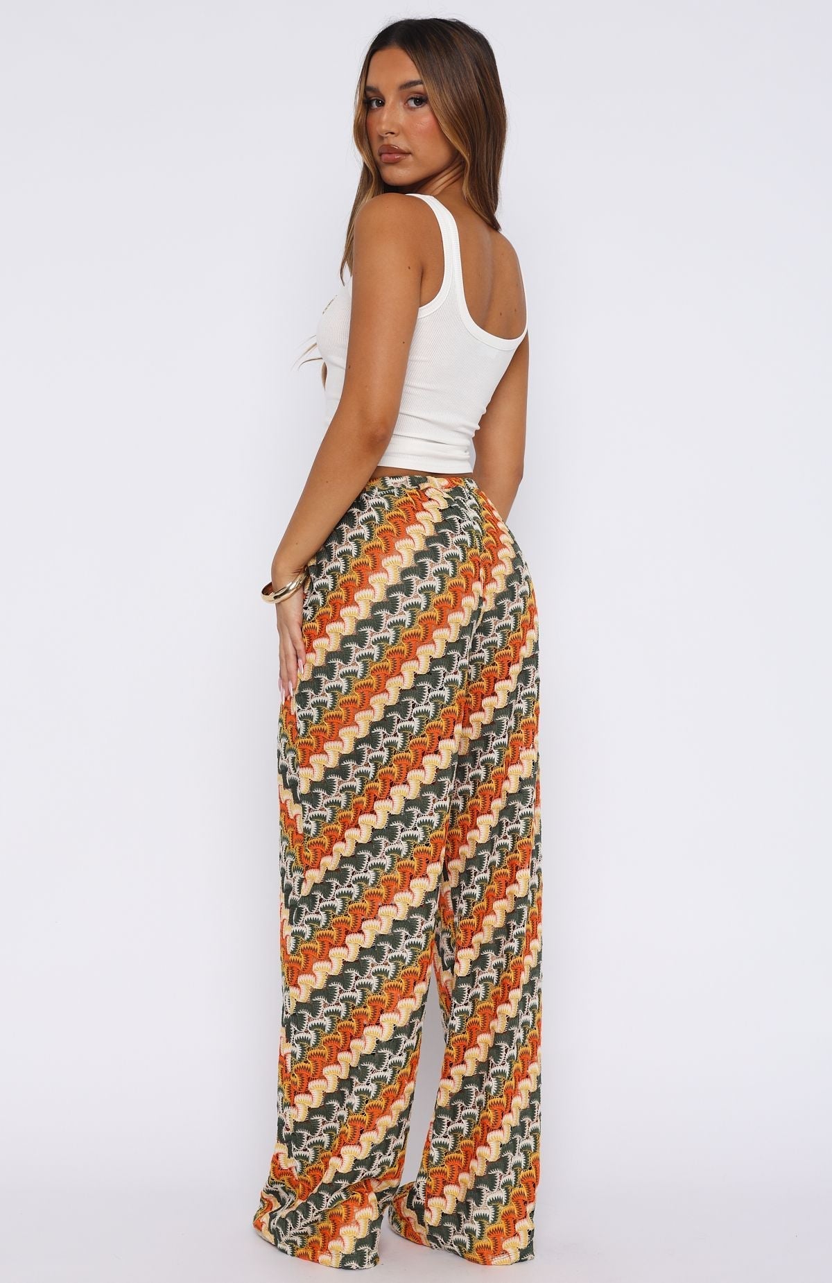 White Fox Long Desire Pants Tropics
