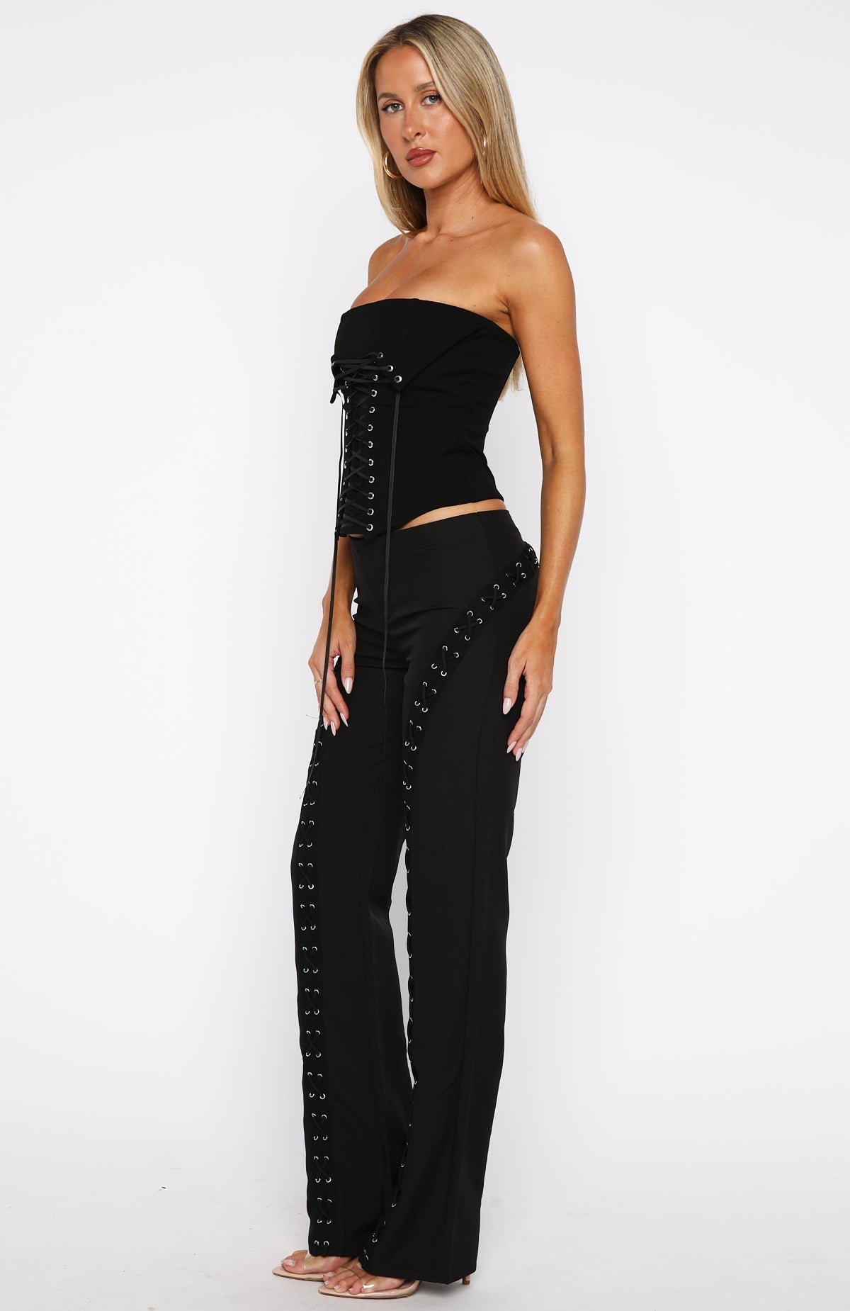 White Fox Parisian Nights Pants Black
