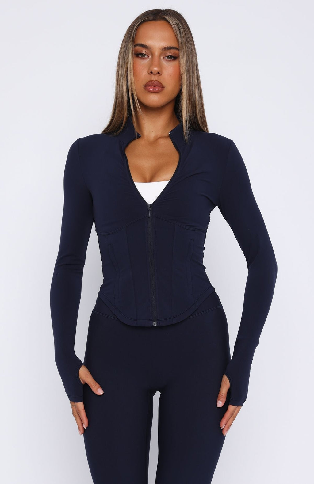 White Fox Kickoff Jacket Navy