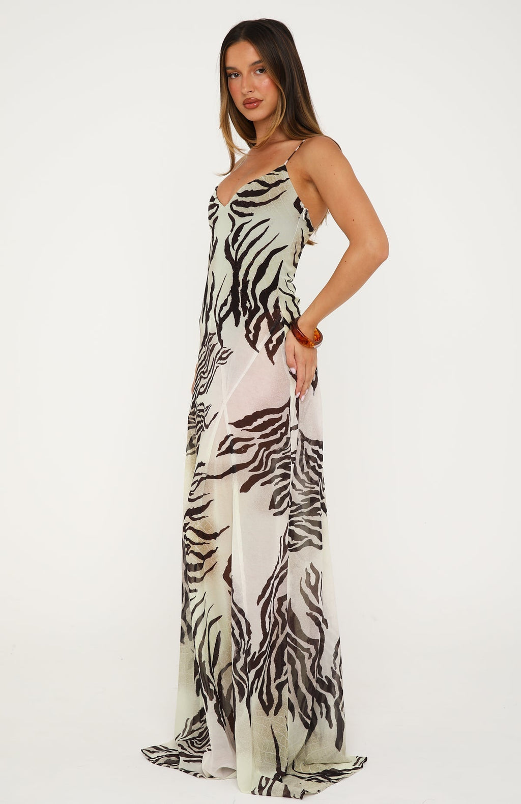 White Fox Opaque Dreams Maxi Dress Savannah