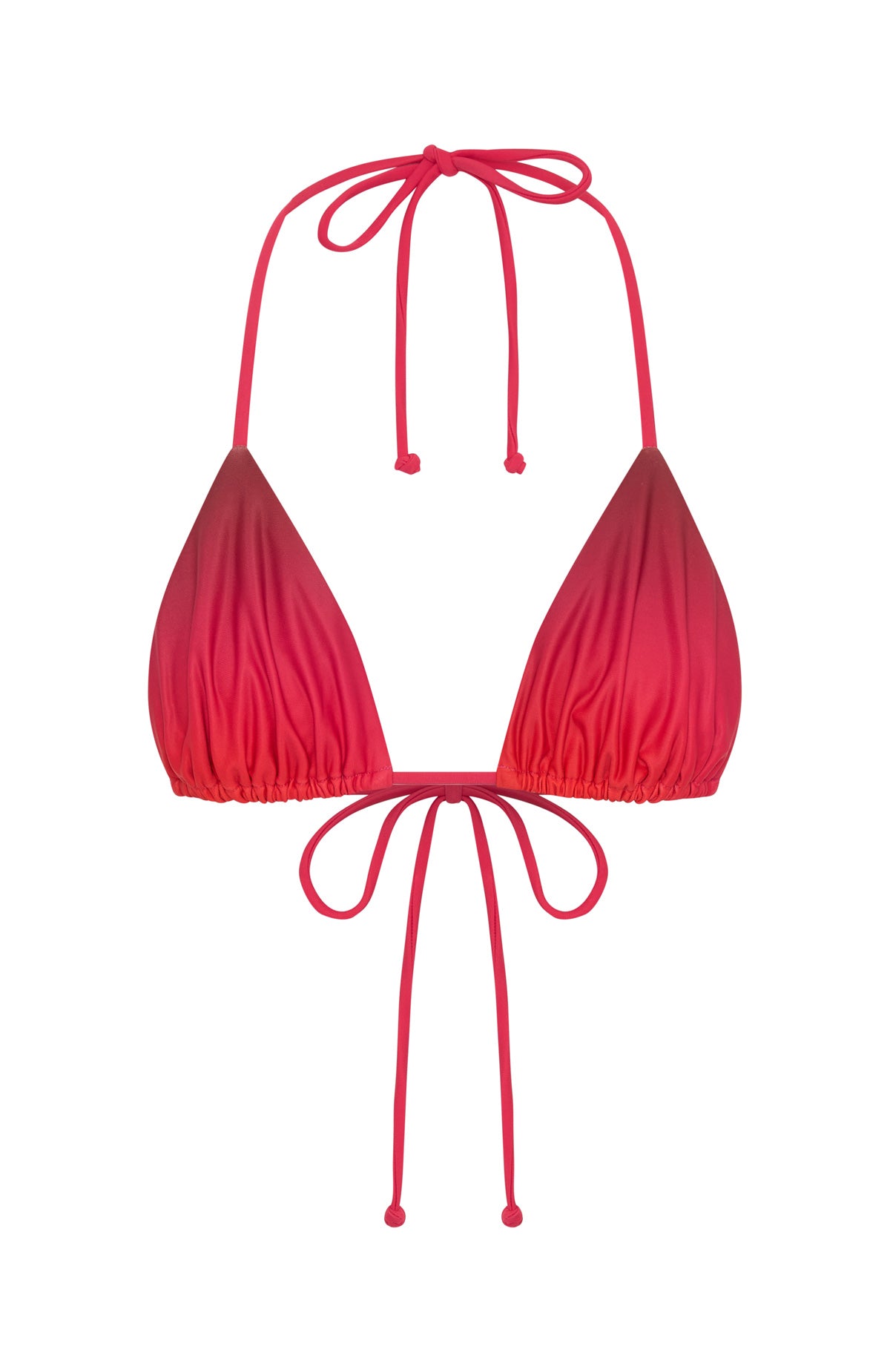 White Fox Golden Hour Bikini Top Scarlett Inferno