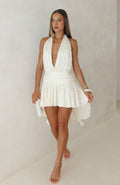 White Fox What I'm Searching For Mini Dress Cream
