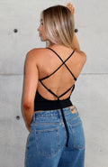 White Fox Born Iconic Bodysuit Black
