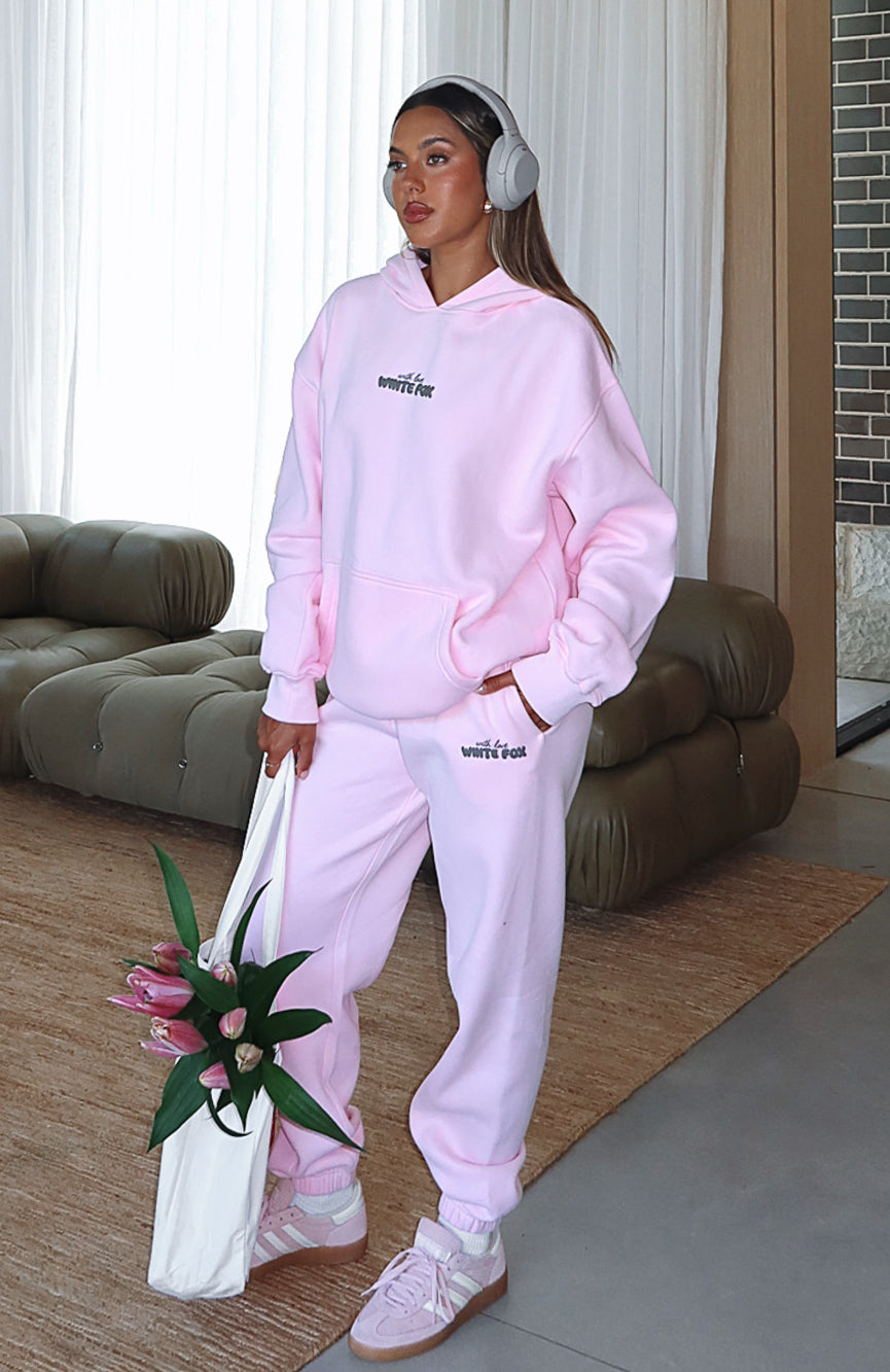 White Fox With Love In The Moment Sweatpants Pink