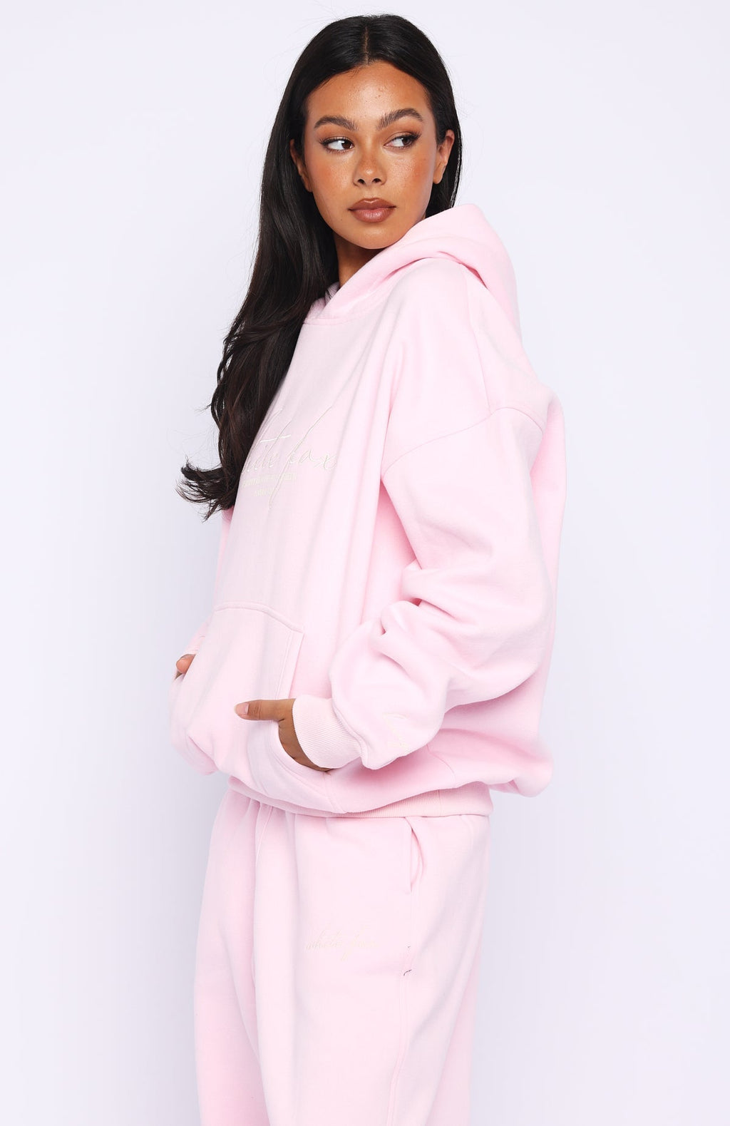 White Fox Know What You Want Oversized Hoodie Posy